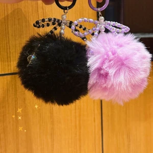 Versatile Hair Ball Beaded Phone Case Chain Universal Phone Short Wrist Strap - Zdjęcie 1 z 22