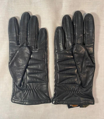 Harley Davidson Studded Leather Gloves Women's Black Lined Motorcycle - Size S - Image 1 of 2