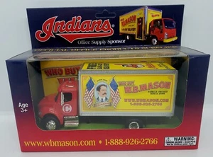 NIB Cleveland Indians WB Mason Collectible Delivery Supply Truck Chief Wahoo TAG - Picture 1 of 11
