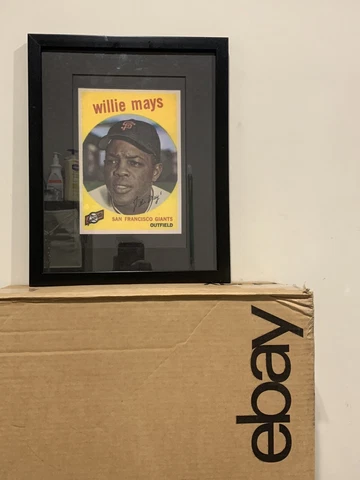 1959 Topps STYLE WILLIE MAYS (custom Mini Poster) Frame Not Included (READ) Cover
