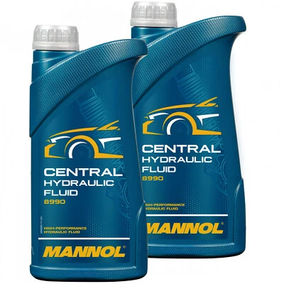 2x 1 Liter Hydrauliköl MANNOL Central Hydraulic Fluid für Lenkung BMW Volvo Ford - Bild 1 von 4