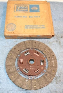 Ford Car Fairlane Galaxie 1958-1963 NOS 170 223 6 cilindros 3 velocidades 9 1/2" disco de embrague - Imagen 1 de 4