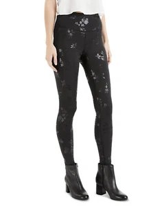 INC International Concepts Floral Embossed Compression Leggings X-Small (0/2) - Picture 1 of 3