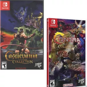 Castlevania & Contra Anniversary Collection Switch Brand New Bundle Compilation - Picture 1 of 5