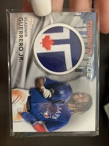 2022 TOPPS SERIES 1 VLADIMIR GUERRERO JR City Flag Patch Card - Picture 1 of 2