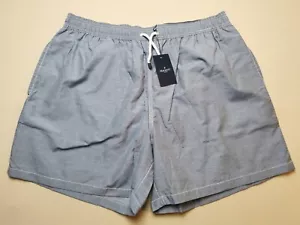 Pantaloncini da nuoto HACKETT LONDON da uomo taglia 2XL foderati melange (NUOVI CON ETICHETTE) blu resort volley - Foto 1 di 21