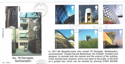 Modern Architecture Brazier 78 Derngate FDC St Vincent ST CDS 2006 1/12 (138779) - Image 1 of 2