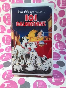 101 DALMATIONS 1992 VHS Tape Walt Disney's Black Diamond Classic VHS1263 RARE! - Picture 1 of 3