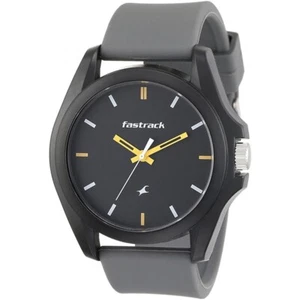 Fastrack Fastfit Quartz Analog Grey Dial Silicone Strap Unisex Watch-NS68011PP08 - Picture 1 of 3