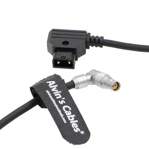 Power Cable for RED Komodo Camera Rotatable Right Angle 2 Pin Female to D-tap - Picture 1 of 5