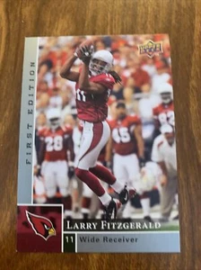 2009 Upper Deck First Edition Silver Larry Fitzgerald Card #3 - Picture 1 of 4