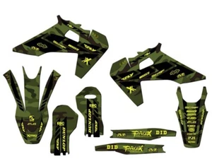 2019-2022 FS APACHE Green Senge Graphics Kit Compatible with Husqvarna - Picture 1 of 10