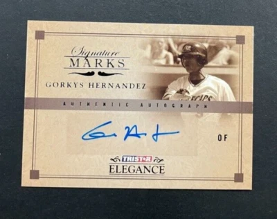 2007 Tristar Elegance - Gorkys Hernandez #SM-GH West Michigan Whitecaps - AUTO - Image 1 of 2