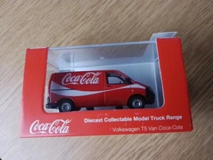 Oxford Diecast Volkswagen T5 Van Coca Cola Scale 1:76. Code 76T5V003CC - Picture 1 of 5