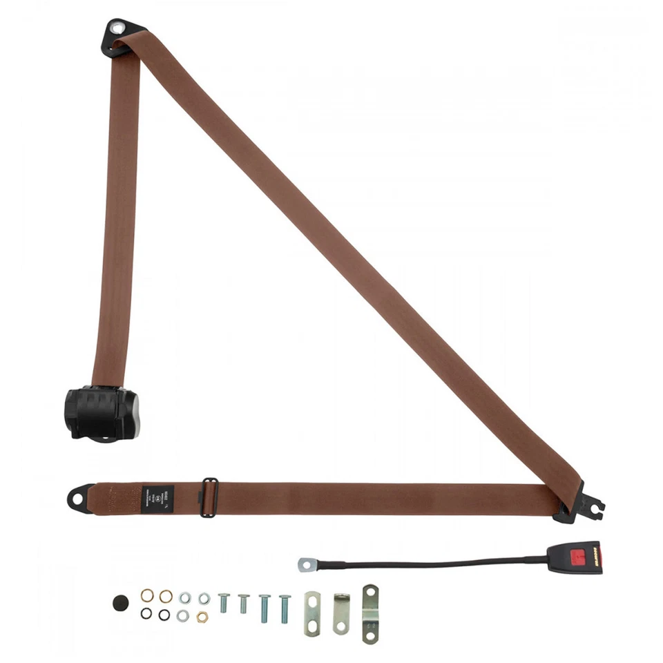 Cinturón de seguridad delantero automático para Sangyong Family Ranger beige Foto 1 de 4