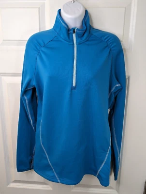 Cabela's, Women's 1/4 Zip Pullover, blue, size M - Image 1 of 3