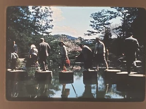 Vtg 1950s 35mm Slide - Kyoto Japan, Heian Japanese Shrine Garden - Kodachrome - Picture 1 of 1