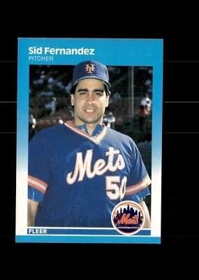1987 Fleer - Sid Fernandez #8 - Image 1 of 2