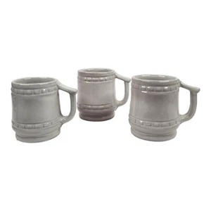 Frankoma Pottery Mug C10 Cup White Coffee Tea lot of 3 - Picture 1 of 10