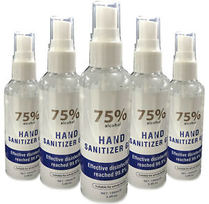 Antibacterial Hand Sanitiser 100ml Disinfectant Sanitising Gel 75% Alcohol UK