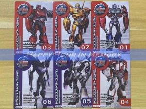Takara Transformers Prime Exclusive DIY Card TFP Optimus Megatron Bumblebee NEW - Picture 1 of 2