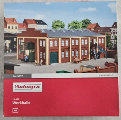 HO Scale AUHAGEN Model Kit - #11422 - Large Brick Workshop/Factory - USA Ship - Image 1 of 4