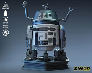 Star Wars 3D Models 1/6 Scale Chopper C1-10P Droid (Ahsoka TV Series) Figure Kit - Picture 1 of 10