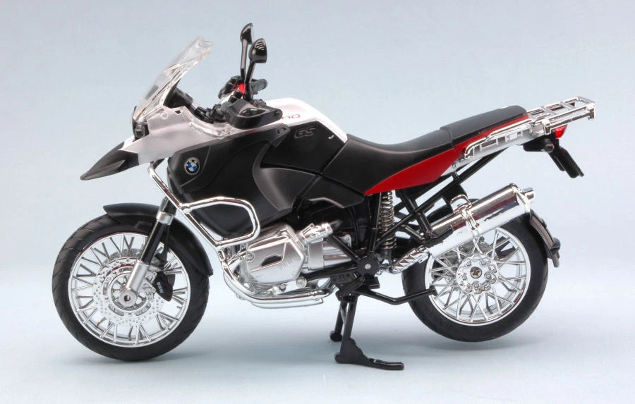 MODELLINO MOTO STATICO RASTAR BMW R1200GS BIANCO MODELLISMO SCALA 1:9 - Immagine 1 di 4