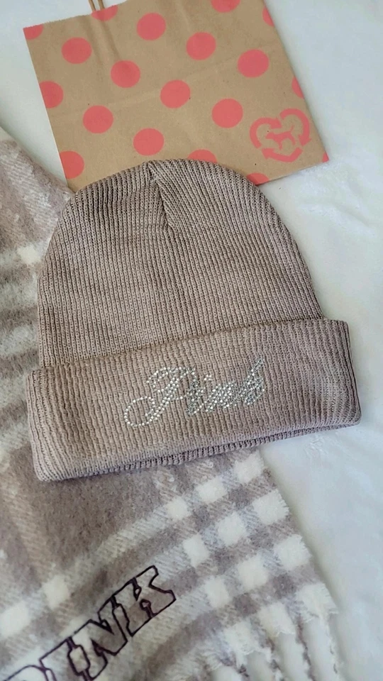 粉红色维多利亚秘密戈罗冬季闪耀均码全新带标签 — 第 1/1 张图片