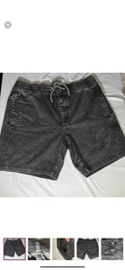 Volcom Men's charcoal Denim Shorts - Picture 1 of 5
