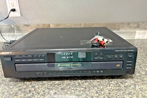 Sony CDP-CE305 5 disc CD Player EUC-TESTED -WORKS no remote - Picture 1 of 10
