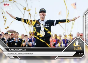 Kayla Kowalik - 2025 AUSL Topps NOW - Card 38 - In Hand - Imagen 1 de 2
