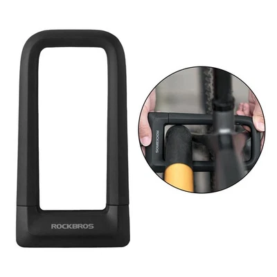 Gazechimp Sturdy MTB Road Bike U Lock Scooter Anti-Theft Alloy Steel Cycling - Image 1 of 4