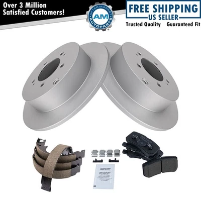 Kit de pastillas de freno trasero y rotor para Mitsubishi Lancer 2009-2014 Outlander 2011-2012 Foto 1 de 4