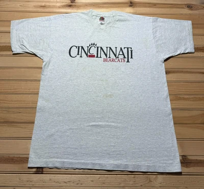 Vintage 90s Cincinnati Bearcats DuBois Book Store 40 Years NCAA T-Shirt Size XL - Image 1 of 4
