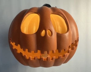 Halloween Kürbis Lampe Batteriebetrieben 24cm Für Innen Aussen Decor - Bild 1 von 11