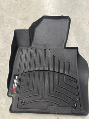 WeatherTech Car Floor Mat FloorLiner Hyundai Elantra 2011-2016 Black Front Left - Image 1 of 4