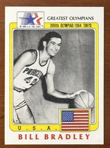 1983 Topps USA Greatest Olympians Olympics Bill Bradley #9 Basketball - Bild 1 von 2