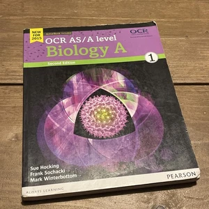 OCR AS/A level Biology A Student Book 1 + ActiveBook by Sue Hocking, Mark... - Imagen 1 de 7