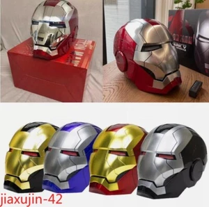AUTOKING Iron Man MK5 Helm 1:1 tragbar JARVIS Sprachsteuerung Cosplay Maske Geschenk - Bild 1 von 22