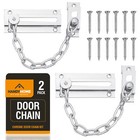 2-4 Door Chain Security Lock For Heavy Duty Bolt Guard Latch Front Safety Catch