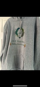 Personalised Work Hoodie With Your Own Logo Men’s Women’s Unisex S to 3XL - Picture 1 of 6