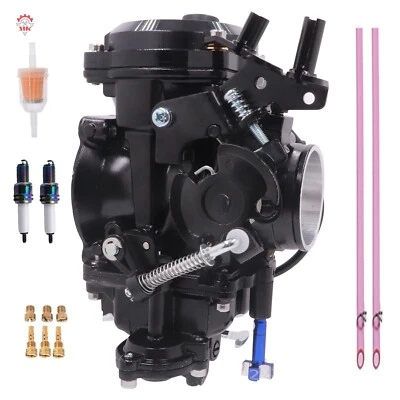 Carburador de carburador para Harley Davidson Dyna Electra Glide Fatboy Heritage Softail Foto 1 de 4