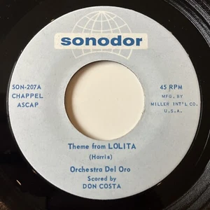 Orchestra Del Oro – Theme From Lolita / Lolita Ya-Ya - 45rpm SONOROR 1962 - Imagen 1 de 4