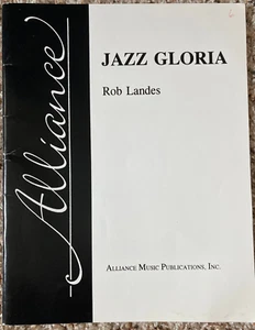 Jazz Gloria di Rob Landes (SATB con pianoforte, basso, percussioni) spartiti (2 copie) - Foto 1 di 5