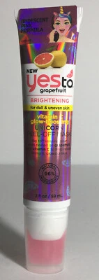 Mascarilla despegable Yes to Grapefruit iluminadora de vitamina C potenciador del brillo unicornio  Foto 1 de 3