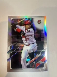 2021 Topps Chrome NPB Nippon Professional Baseball Hisayoshi Chono #80 Refractor - Picture 1 of 2