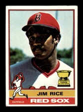 1976 Topps Baseball #340 Jim Rice HOF  Boston Red Sox
