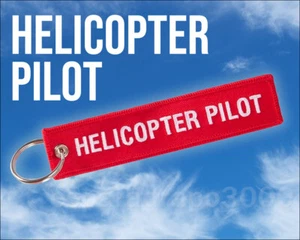 Keychain HELICOPTER PILOT Keyring Mosquito Bell Super Puma NH90 Blackhawk Apache - Bild 1 von 1