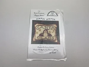 Homespun Elegance Santa Ornament Dapper Santa Counted Cross Stitch Pattern 7P - Picture 1 of 3